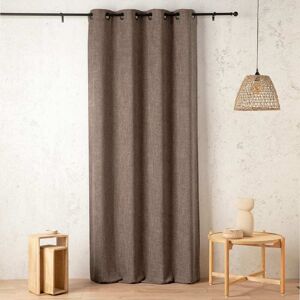 Linder Rideau tamisant - effet lin authentique polyester taupe 240 x 145 - Publicité Linder Rideau tamisant - effet lin authentique polyester taupe 240 x 145 - Publicité