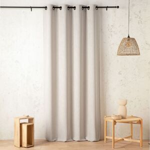 Linder Rideau tamisant - effet lin authentique polyester blanc 240 x 145 - Publicité Linder Rideau tamisant - effet lin authentique polyester blanc 240 x 145 - Publicité