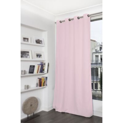 Moondream Rideau occultant oeillets rose mc343 140lx260h - Publicité Moondream Rideau occultant oeillets rose mc343 140lx260h - Publicité