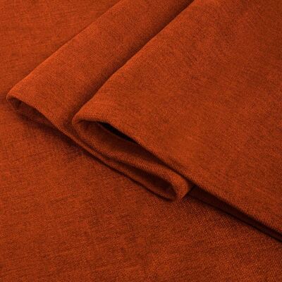 Becquet Rideau occultant en polyester orange poterie 140x260cm - Publicité Becquet Rideau occultant en polyester orange poterie 140x260cm - Publicité