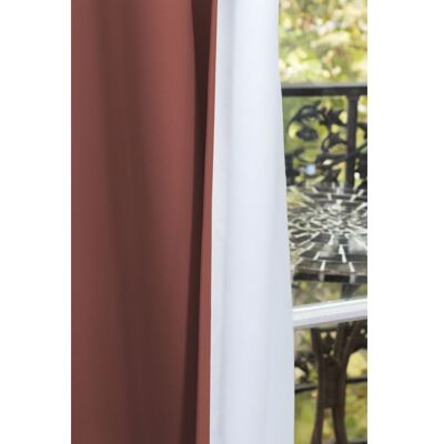 Moondream Rideau phonique oeillets rouge mc7005 130lx250h - Publicité Moondream Rideau phonique oeillets rouge mc7005 130lx250h - Publicité