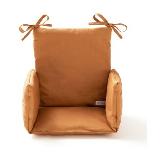 Cocoeko Coussin chaise haute coton enduit camel