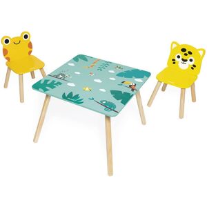 Janod Table et chaises enfant Tropik