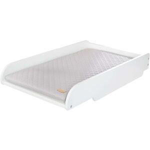 roba Plan a langer pour lit bebe avec matelas en bois blanc