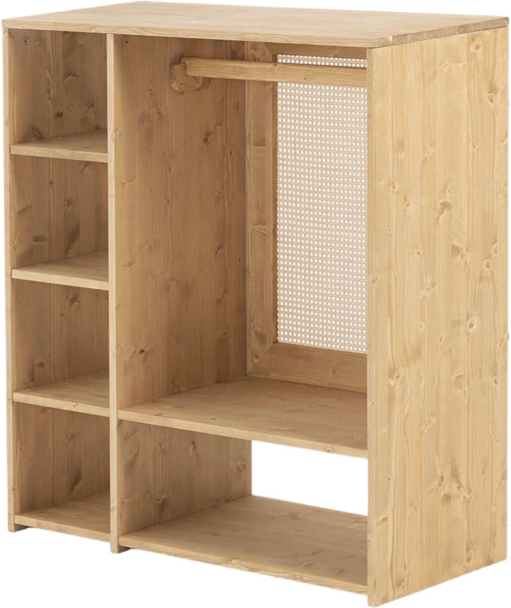 Hannun Armoire Montessori en bois de couleur naturel