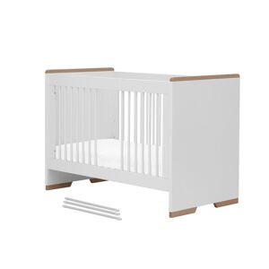 Pinio Lit bébé 60x120 blanc naturel