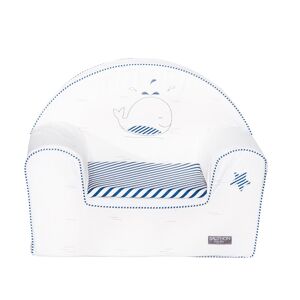 Sauthon Fauteuil club pour enfant en coton blanc