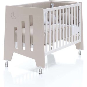 Alondra Lit bébé - bureau (2en1) 60x120 cm en beige