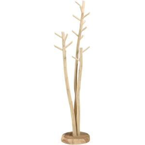 MACABANE Porte-manteau 3 branches en teck naturel