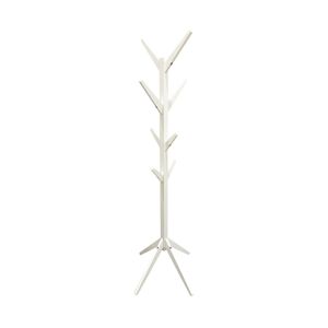 The Home Deco Factory Porte-manteaux arbre en bois 8 tiges blanc