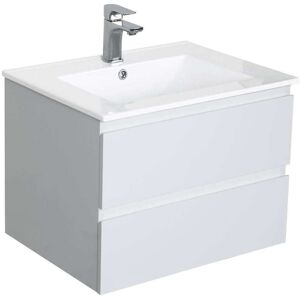 Mob In Meuble simple vasque 60cm + vasque - Publicité Mob In Meuble simple vasque 60cm + vasque - Publicité