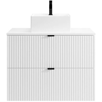Unique Meuble simple vasque mdf blanc - Publicité Unique Meuble simple vasque mdf blanc - Publicité