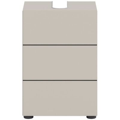 Calicosy Meuble sous lavabo 1 porte l38 cm - cashmere - Publicité Calicosy Meuble sous lavabo 1 porte l38 cm - cashmere - Publicité