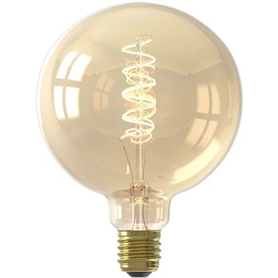 Calex Ampoule filament décorative en verre ambre - Publicité Calex Ampoule filament décorative en verre ambre - Publicité