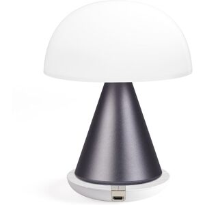 Lexon Lampe LED portable large en ABS gris