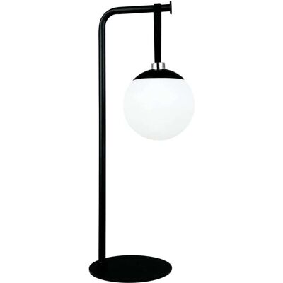 Dyberg Larsen Lampe de table extérieure boule lumineuse métal noir et blanc - Publicité Dyberg Larsen Lampe de table extérieure boule lumineuse métal noir et blanc - Publicité