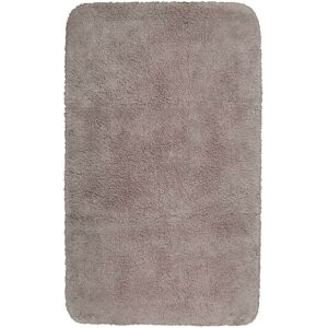 Wecon Home Basics Tapis de bain doux marron taupe coton 70x120