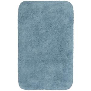 Wecon Home Basics Tapis de bain doux bleu coton 70x120