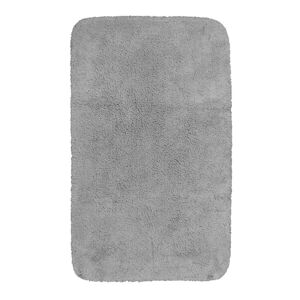 Wecon Home Basics Tapis de bain doux gris clair coton 70x120