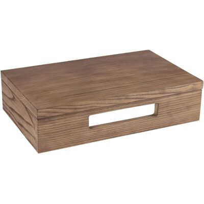 Étagère de salle de bain Differnz Hout - 40x25x10cm, Chêne Marron - Étagère de bain - Publicité Étagère de salle de bain Differnz Hout - 40x25x10cm, Chêne Marron - Étagère de bain - Publicité