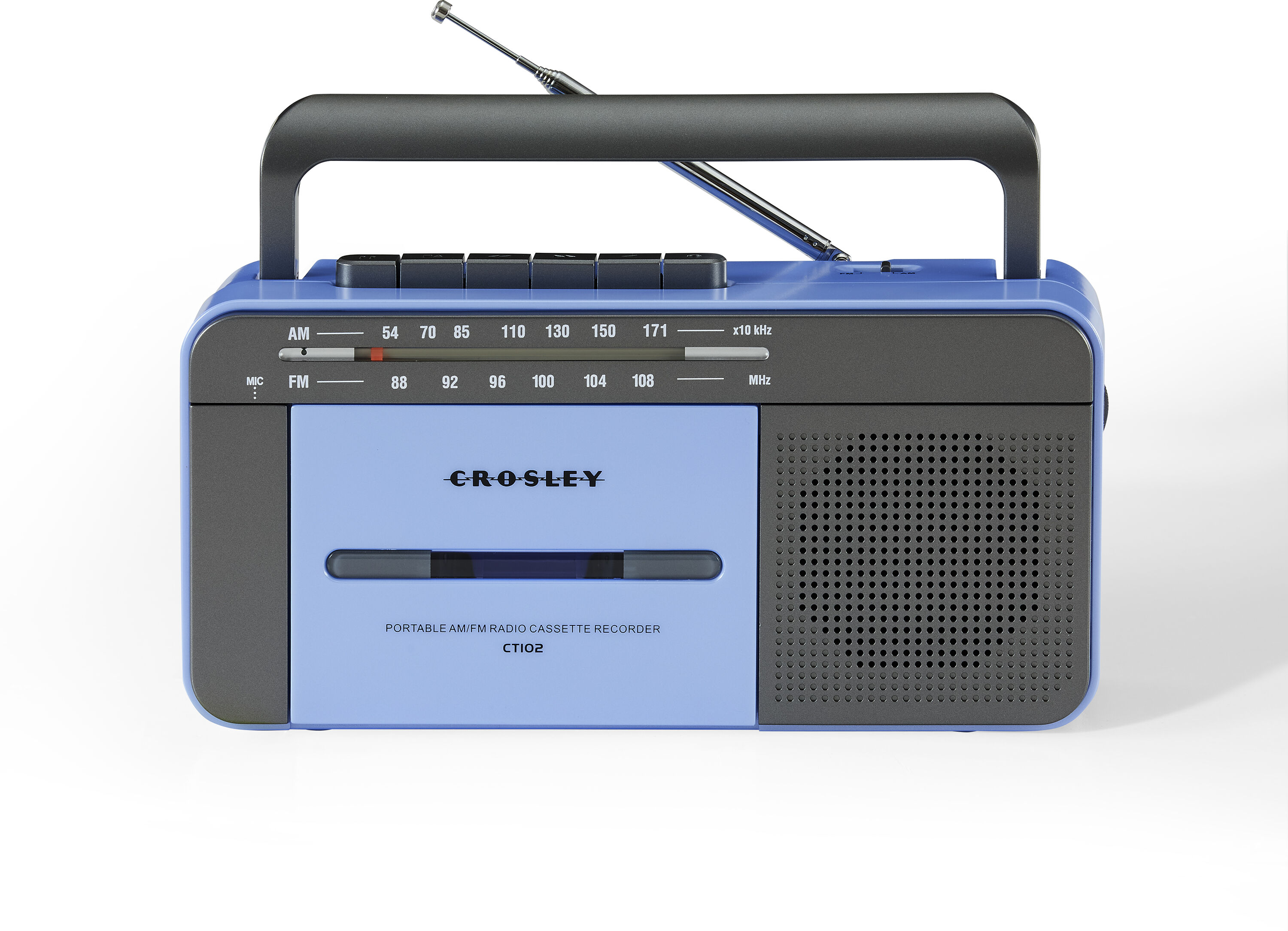 Crosley Lecteur de cassettes vintage bleu gris