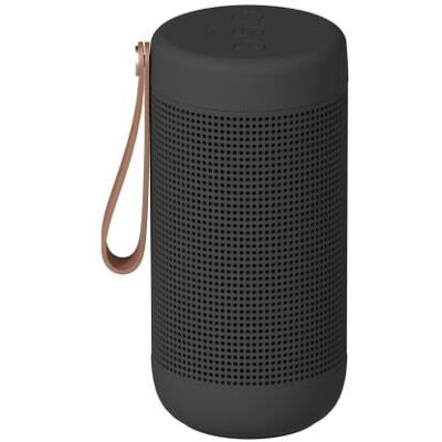 Kreafunk Enceinte bluetooth 360° 36w chargement à induction noir - Publicité Kreafunk Enceinte bluetooth 360° 36w chargement à induction noir - Publicité