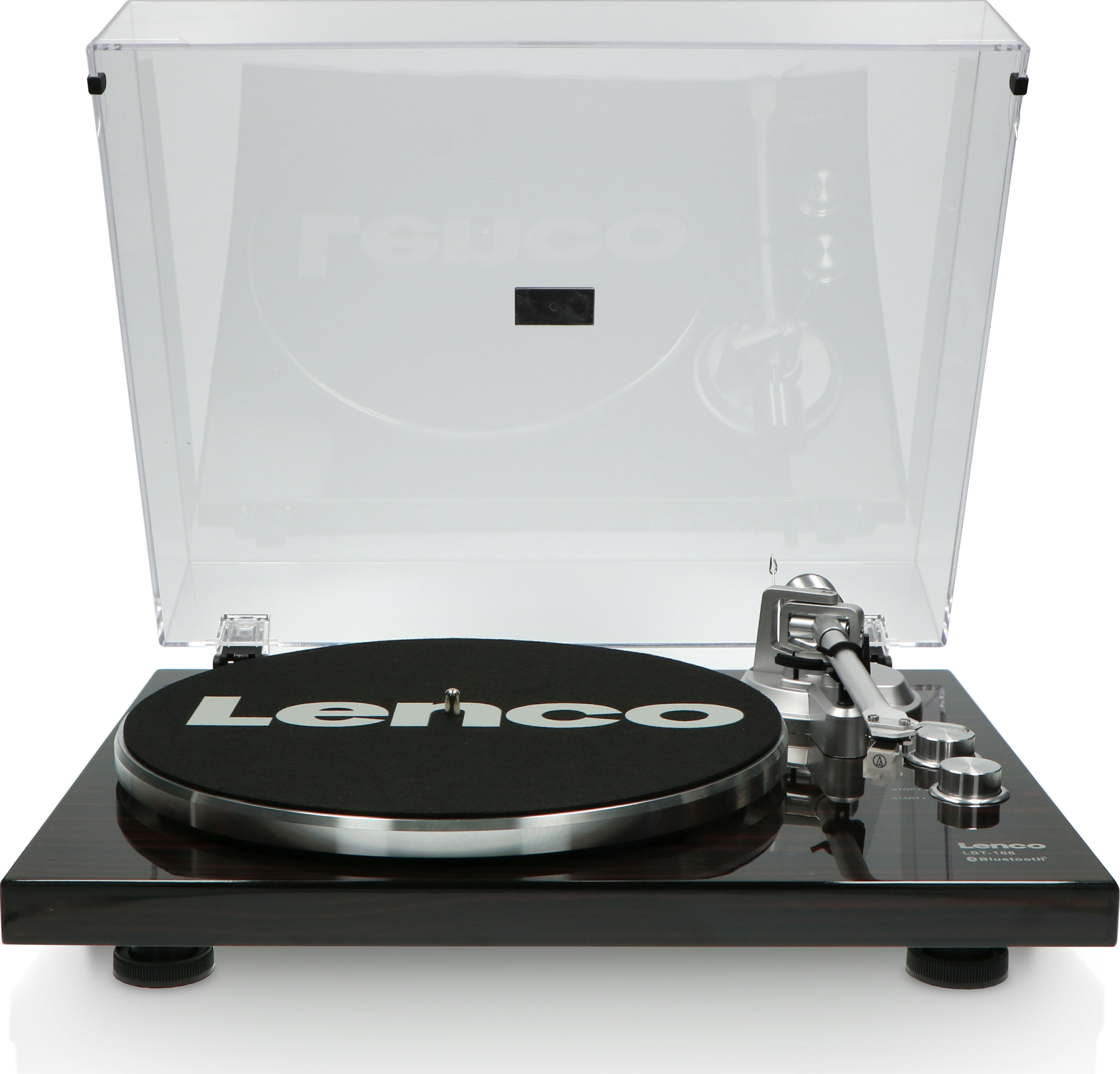 Lenco Platine vinyle avec transmission bluetooth marron foncé