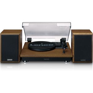 Lenco Platine vinyle avec haut-parleurs external en bois