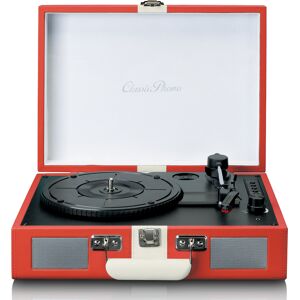 Lenco Platine vinyle bluetooth avec haut-parleurs rouge