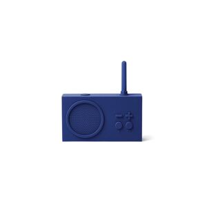 Lexon Enceinte Bluetooth et Radio en Gomme Bleu nuit