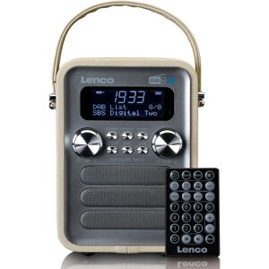 Lenco Radio dab+ fm avec bluetooth taupe