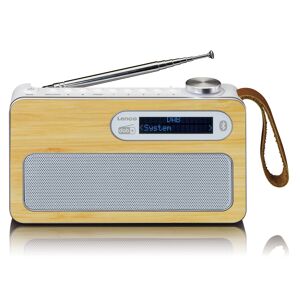 Lenco Radio dab+ bambou blanc