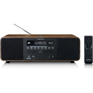 Lenco Radio stereo dab+ fm cd en bois