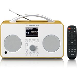 Lenco Radio internet/dab+/fm avec bluetooth blanc