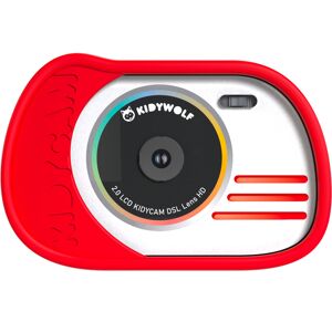 KIDYWOLF Appareil photo numérique et vidéo Kidycam Waterproof rouge