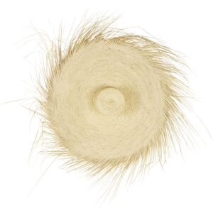 Maisons du Monde Deco murale chapeau en fibre vegetale beige 90x90