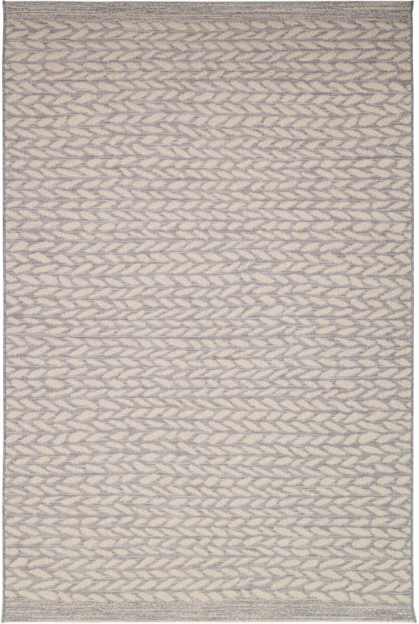 AFK Tapis deco scandinave tressé gris 115x170, OEKO-TEX®