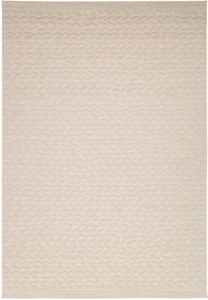 AFK Tapis deco scandinave tressé beige 115x170, OEKO-TEX®