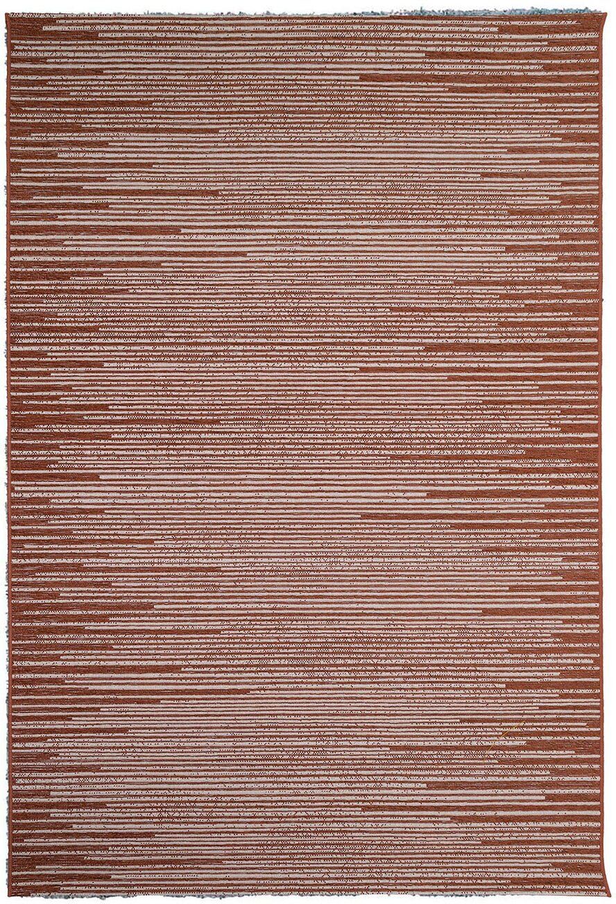 AFK Tapis intérieur et extérieur graphique terracotta 153x230, OEKO-TEX®