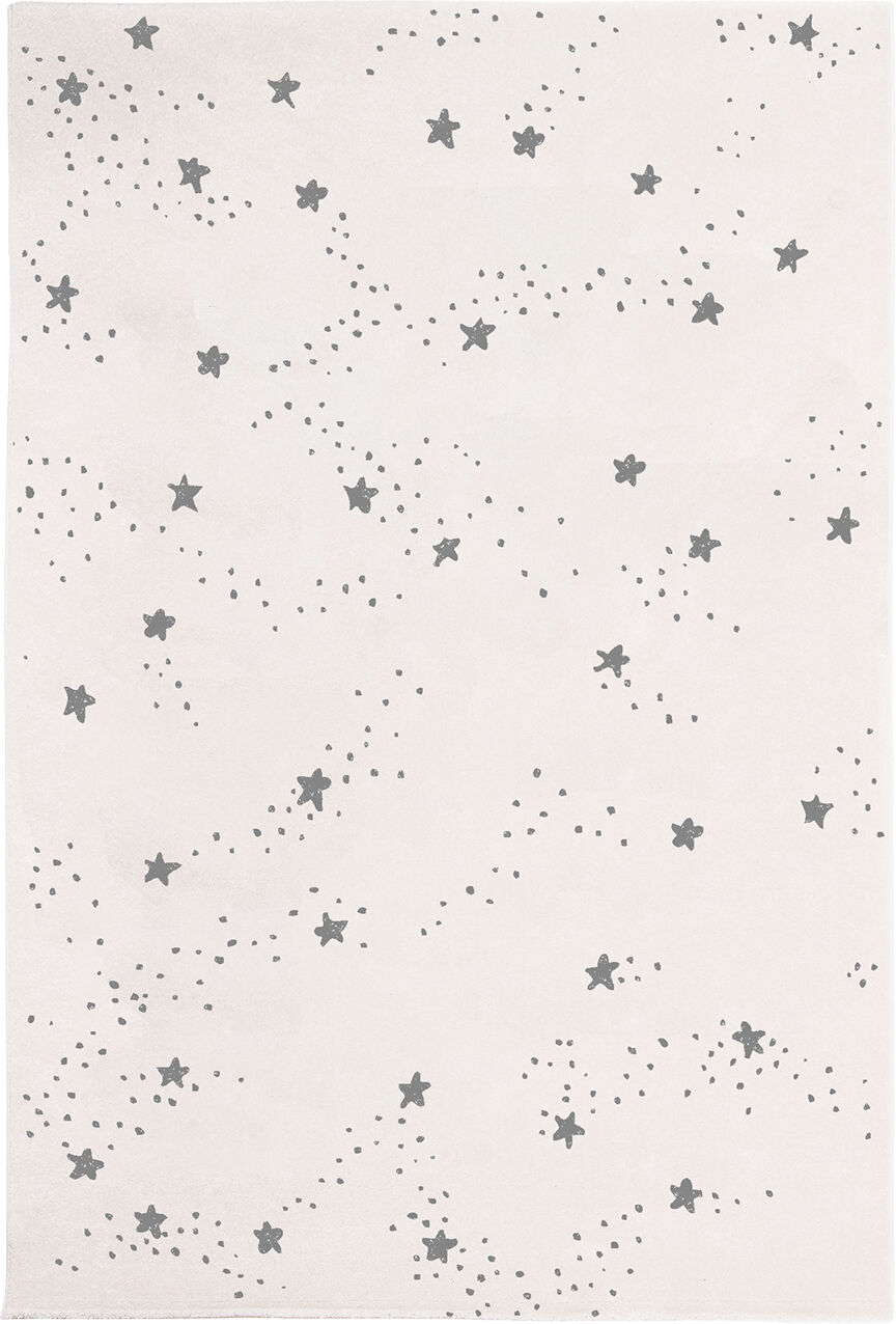 AFK Tapis enfant constellation d'etoiles gris 80x150, OEKO-TEX®