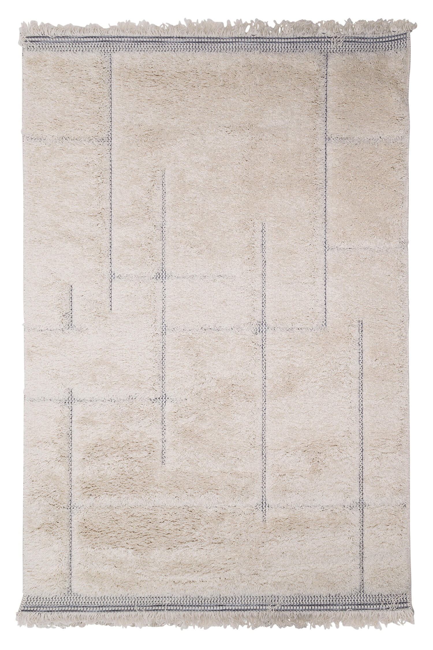 AFK Tapis de couloir style boheme gris et beige 76x250, OEKO-TEX®