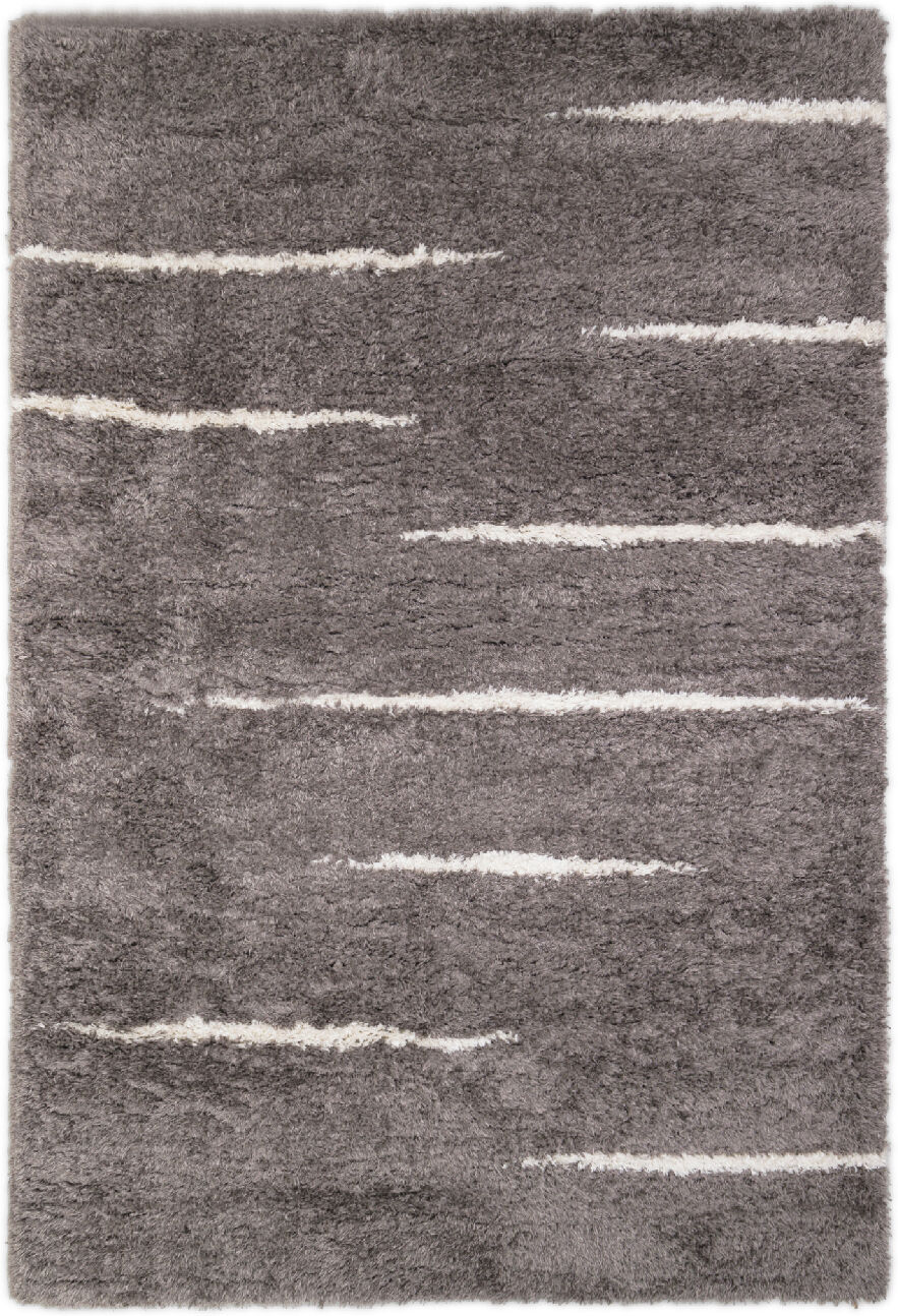 AFK Tapis ultra-doux et design gris 135x190, OEKO-TEX®