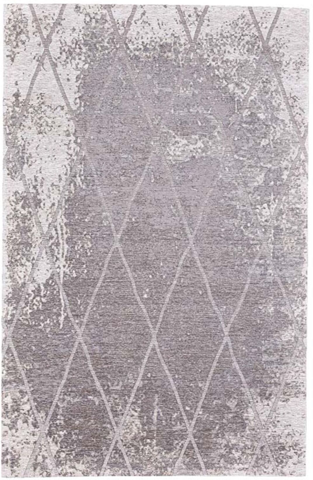 Tom Tailor Tapis graphique et brillant tissé machine Argent 50x80 cm