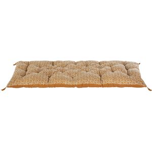 Maisons du Monde Matelas de sol en coton motifs jaune moutarde 90x190