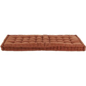 Maisons du Monde Matelas de sol en coton terracotta 90x190