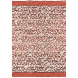 Rugs&Rugs Tapis decoratif en coton en impression digital rouge 160X230 cm