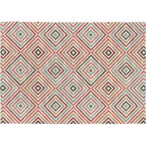 Rugs&Rugs Tapis decoratif en coton en impression digital multicolore 120x170