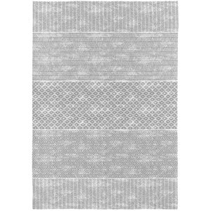 Rugs&Rugs Tapis decoratif en coton en impression digital gris 120x170