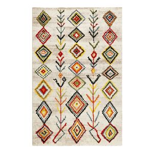 Wecon Home Tapis inspiration berbere multicolore pour salon, chambre 225x160
