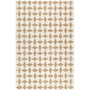 Esprit Tapis design velours ras beige/taupe pour salon, chambre 150x80